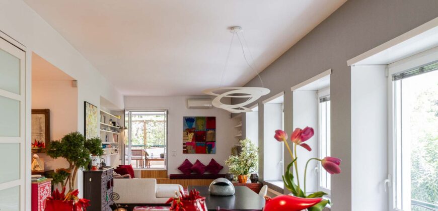Rome Ponte Milvio Apartment – Elegant Renovated House with Terrace and Balcony