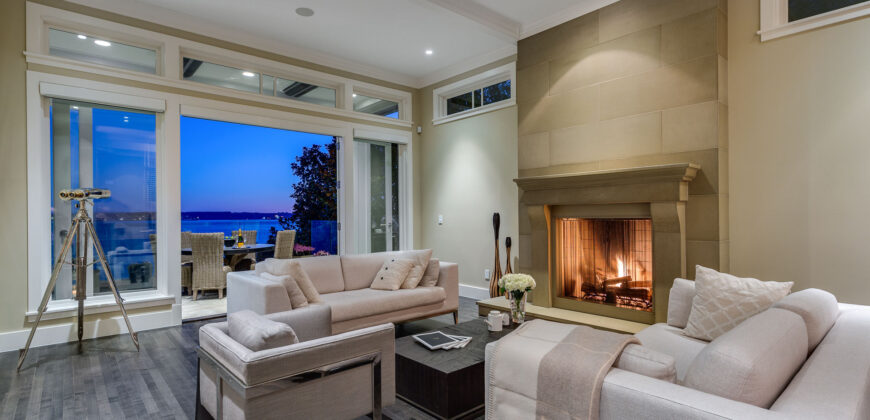 A MAGNIFICENT WATERFRONT RESIDENCE SITUATED ON ONE OF WEST VANCOUVER’S MOST PRESTIGIOUS STREETS