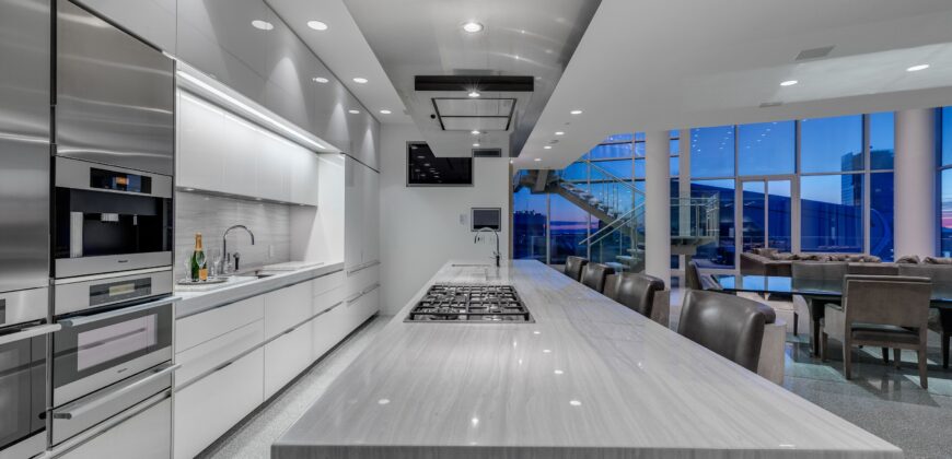 A MAGNIFICENT PENTHOUSE RESIDENCE LOCATED ATOP THE FAIRMONT PAC RIM HOTEL IN VANCOUVER