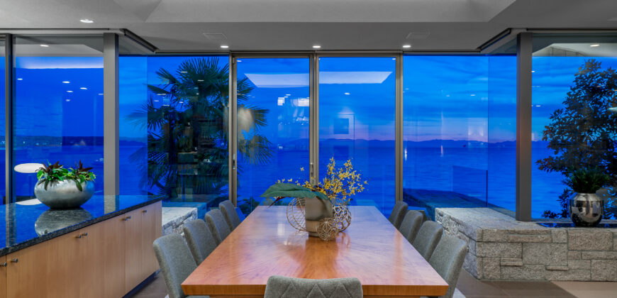 AN ARCHITECTURAL MASTERPIECE LOCATED ON WEST VANCOUVER’S GOLDEN MILE OF BEACHFRONT